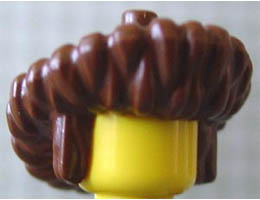 Minifigure, Headgear Hat, Mongolian: {земно оранжев}