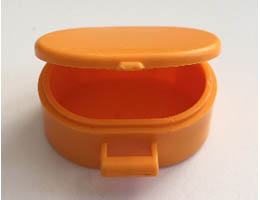 Scala Utensil Oval Case: {ярко жълто-оранжев}