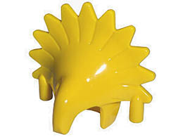 Minifigure, Headgear Headdress Jungle : {ярко жълт}