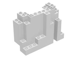 Основа на планина 4X10X6: {бял}