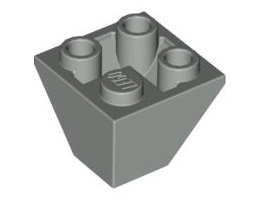 Покривна плочка ъглова обратна 2х2/45° : {сив}