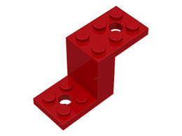 Дъно 2X5x2 1/3 : {ярко червен}