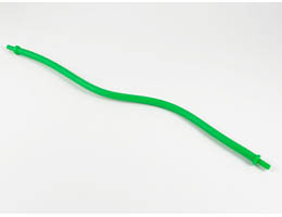 Plant Flower Stem 26L Wave with End Stop Rings and Bars: {ярко зелен}