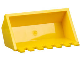 Vehicle, Digger Bucket 7 Teeth 3 x 6 : {ярко жълт}
