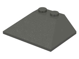 Покривна плочка 3X4/25°/45°: {тъмно сив}