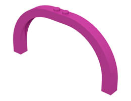 Arch 1 x 12 x 5 Curved Top : {ярко пурпурен}