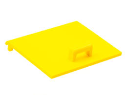 Container, Cupboard 4 x 4 x 4 Door : {ярко жълт}
