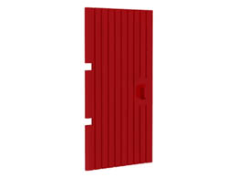 Door 1 x 4 x 6 : {ярко червен}