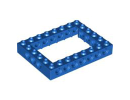 Техник тухличка 6X8, Ø 4,85: {ярко син}