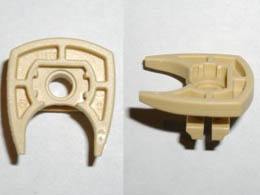 Sports Minifigure Stand Basketball, Sliding Holder: {тухлено жълт}