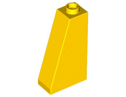 Покривна плочка 1X2x3/73°: {ярко жълт}