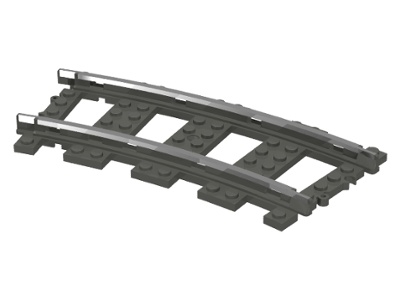 Train, Track 9V Curve: {тъмно сив}