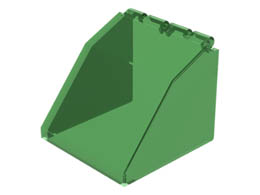 Windscreen 4 x 4 x 3 Canopy : {прозрачно зелен}