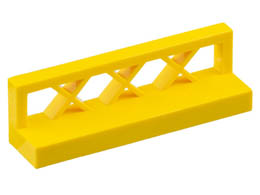 Ограда 1X4X1: {ярко жълт}
