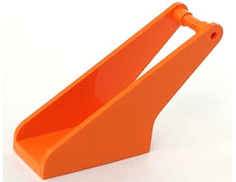 Hook Fabuland Tow - Arm, 2 x 4 Base: {ярко оранжев}