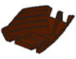Boat, Hull Large Stern 14 x 16 x 5 1/3, Base: {земно оранжев}