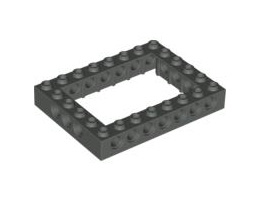 Техник тухличка 6X8, Ø 4,85: {тъмно сив}