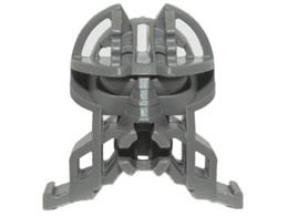 Bionicle Head Connector Block (Tohunga): {тъмно сив}