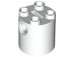 Тухличка 2X2X2, заоблена : {бял}