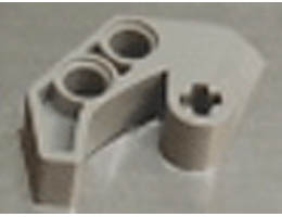 Technic, Axle and Pin Connector 2 x 4 Double Sloped: {сив}