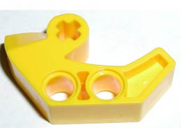 Technic, Axle and Pin Connector 2 x 4 Double Sloped: {ярко жълт}