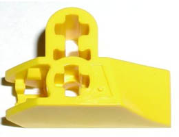 Technic, Axle Connector 2 x 3 Perpendicular with Catch: {ярко жълт}