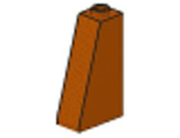 Покривна плочка 1X2x3/73°: {тъмно оранжев}