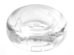 Clikits Bead, Ring Thick Small with Hole: {прозрачен}