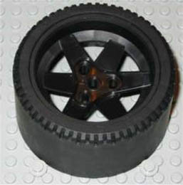 Wheel 68.8 x 36 ZR Solid Smooth: {черен}