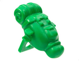 Minifigure Backpack with Sleeping Bag: {тъмно зелен}