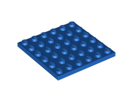 Плочка 6X6: {ярко син}