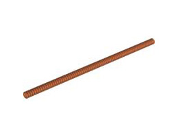 Hose, Ribbed 7mm D. 24L: {тъмно оранжев}
