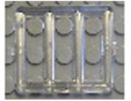 Bar 1 x 4 x 3 Window Grille: {прозрачен}