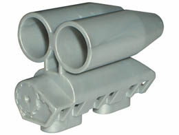 Technic, Engine Tuneable, Block with Two Round Air Scoops (for part 2133): {сребрист}