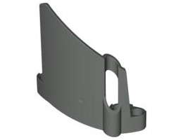 Technic, Panel Fairing #22 Large Short, Small Hole, Side A: {тъмно сив}