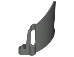 Technic, Panel Fairing #23 Large Short, Small Hole, Side B: {тъмно сив}
