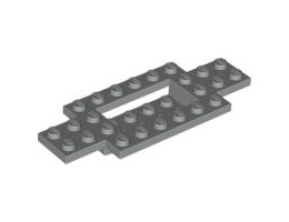 Шаси 4X10 с дъно 2X4 : {сив}
