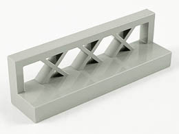 Ограда 1X4X1 : {сив}