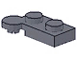 Hinge Plate 1 x 4 Swivel Top: {тъмно каменно сив}
