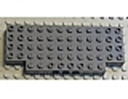 Brick, Modified 5 x 12 with Two 1 x 2 Cutouts, 3 Holes on Side: {тъмно каменно сив}