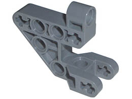 Bionicle Rahkshi Torso Lower Section: {тъмно каменно сив}