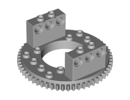 Technic, Turntable Large Type 1 Top, 56 Tooth: {умерено каменно сив}