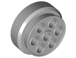 Wheel 30mm D. x 13mm (13 x 24 Model Team): {умерено каменно сив}