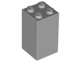 Тухличка 2X2x3: {умерено каменно сив}