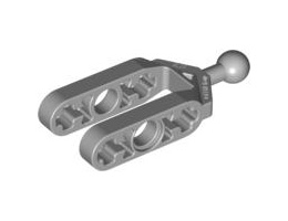 Technic, Steering Knuckle Arm with Ball Joint (Tow Ball): {умерено каменно сив}