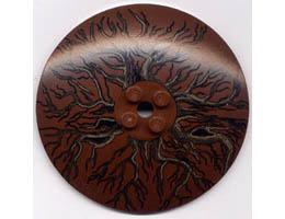 Dish 8 x 8 Inverted (Radar) with Tree Branches Pattern: {земно оранжев}