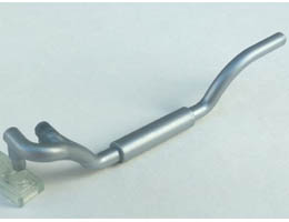 Vehicle, Exhaust Pipe Twin Inlet 11L Left: {сребрист}