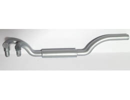 Vehicle, Exhaust Pipe Twin Inlet 11L Right: {сребрист}