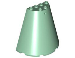 Полуконус 8X6X4 : {пясъчно зелен}