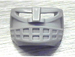 Sports Hockey Mask 7 with Teeth and Scowl : {сив}